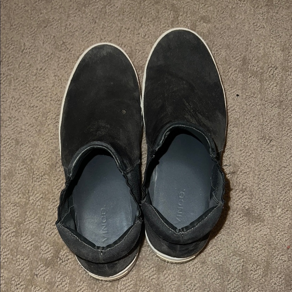 Women’s Vince Black Slip-On Shoes